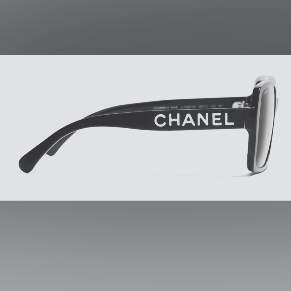 Brand New Chanel Black/Dark Grey Size 56